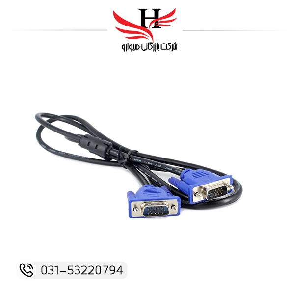 کابل تصویر وی جی ای XP مدل VGA XP 1.5M با طول 1.5 متر، مناسب اتصال مانیتور، کیس کامپیوتر و ویدئو پروژکتور، انتقال تصویر شفاف و بدون نویز، مناسب استفاده خانگی و اداری، عرضه به صورت خرید و پخش عمده توسط هیوارو، نمایندگی هیوارو در شهرستان شهرضا استان اصفهان و استان تهران